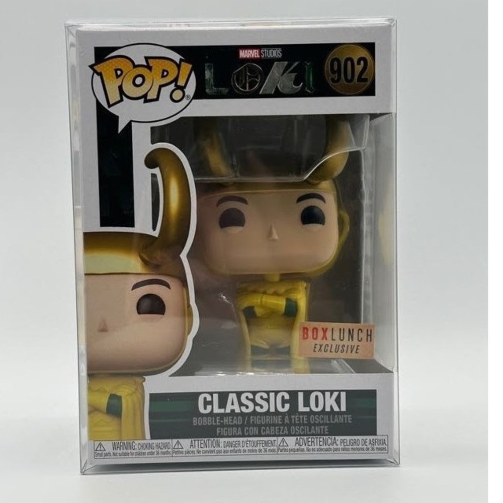 Funko Pop! Vinyl Marvel Classic‎ Loki #902 BoxLunch Exclusive in Pop Protector